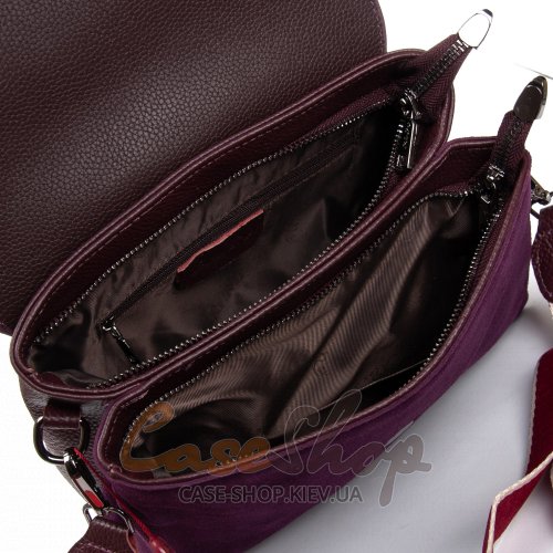 Сумка кожаная 99115 violet