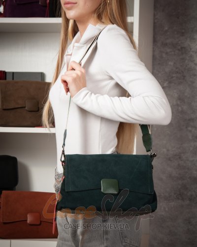 Сумка шкіряна 99115 green