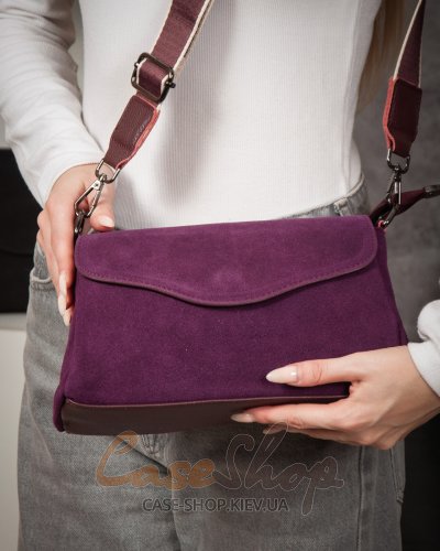Сумка шкіряна 99118 violet