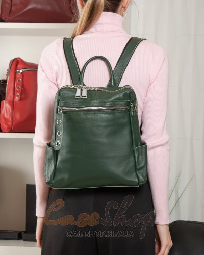Сумка кожаная 99118 green