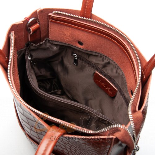 Сумка шкіряна 9384 camel