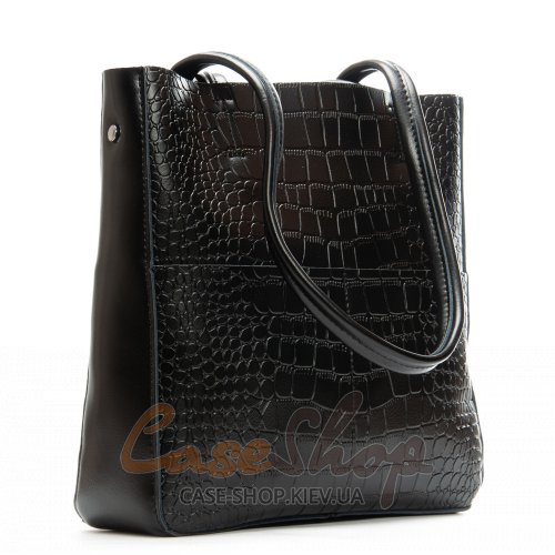 Сумка кожаная 9384 black