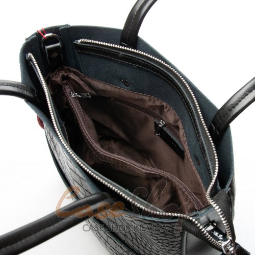 Сумка кожаная 9384 black