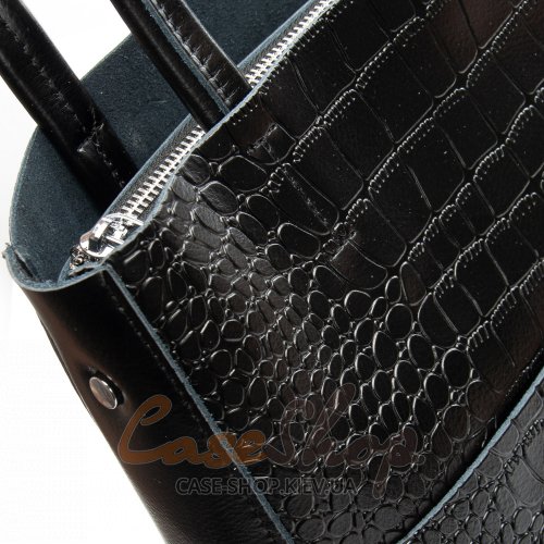 Сумка кожаная 9384 black