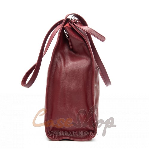 Сумка шкіряна 2060 bordo