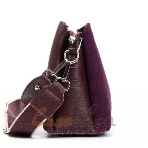 Сумка кожаная 99119 violet