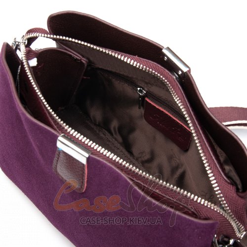 Сумка кожаная 99119 violet