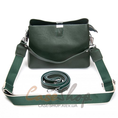 Сумка кожаная 99119 green
