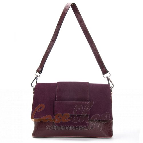 Сумка шкіряна 1563 bordo