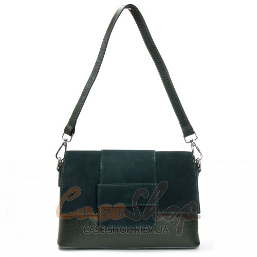 Сумка кожаная 1563 green