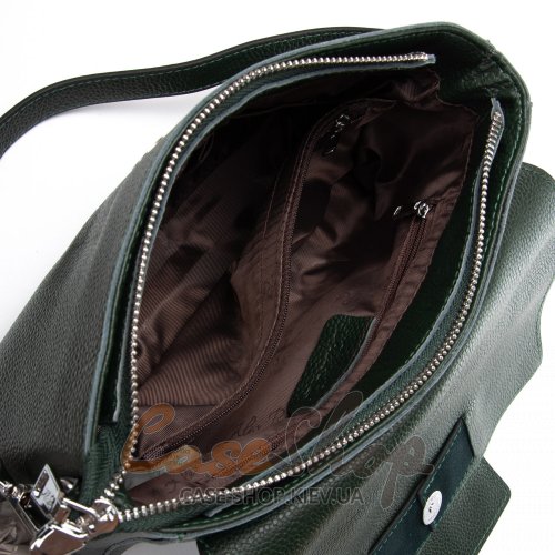 Сумка кожаная 1563 green