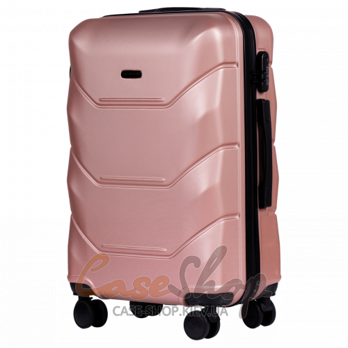 Комплект чемоданов 149 розовое золото WINGS (Польша)