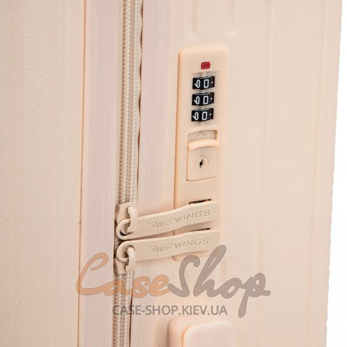 Комплект валіз BNT01 молочний WINGS (Польща)