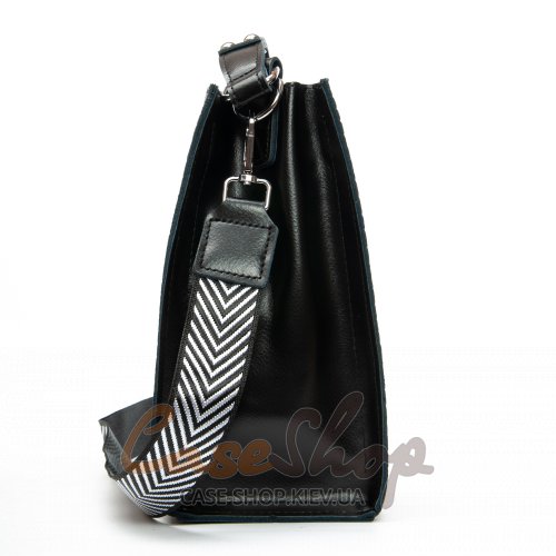 Сумка шкіряна 9701 black