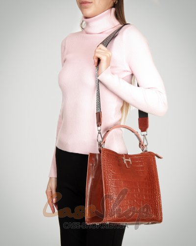 Сумка кожаная 9701 camel