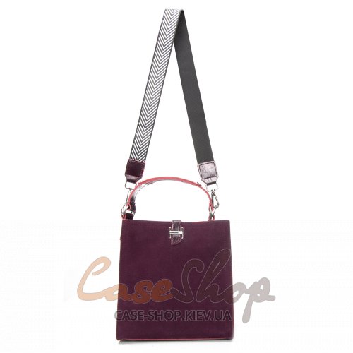 Сумка кожаная 9701-1 bordo