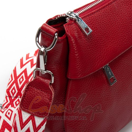 Сумка шкіряна 6001 wine red