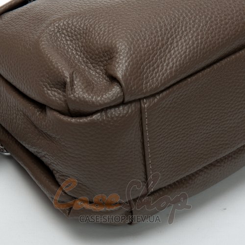 Сумка кожаная 6001 dark haki