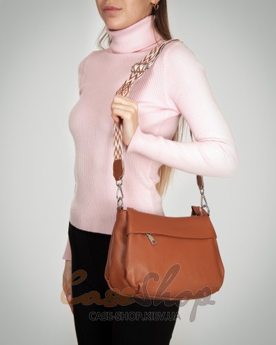 Сумка шкіряна 6001 camel