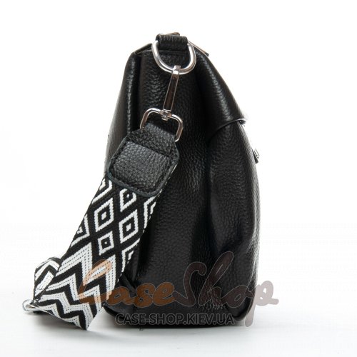 Сумка кожаная 6001 black