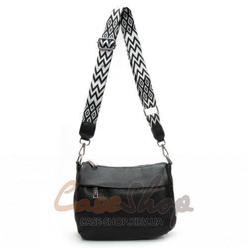 Сумка кожаная 6001 black