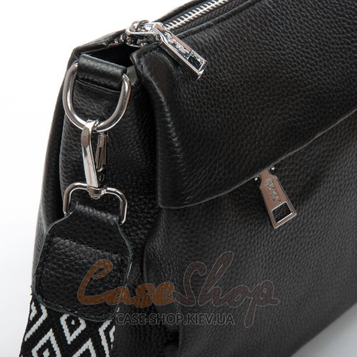 Сумка кожаная 6001 black