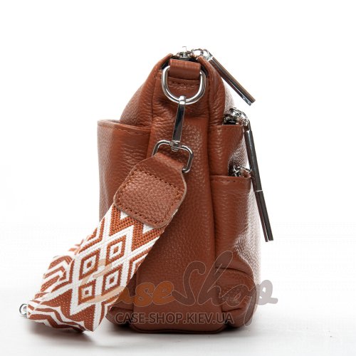 Сумка шкіряна 8269 camel