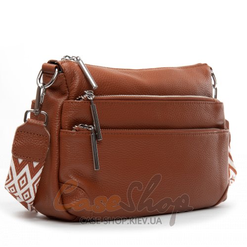 Сумка шкіряна 8269 camel