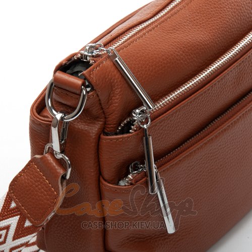 Сумка шкіряна 8269 camel