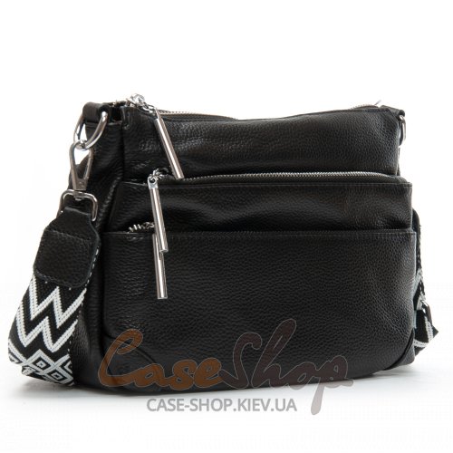 Сумка шкіряна 8269 black