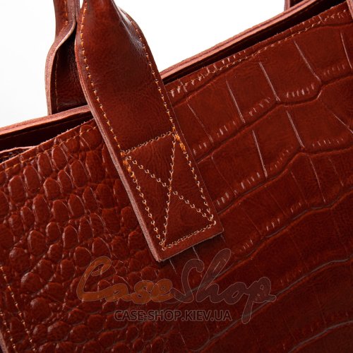 Сумка кожаная 8804 camel