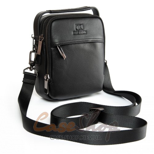 Сумка мужская кожаная BRETTON 407-98 black