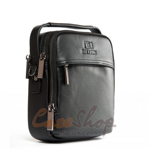 Сумка мужская кожаная BRETTON 407-98 black