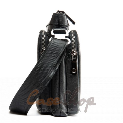 Сумка чоловіча кожана BRETTON 4014-5 black