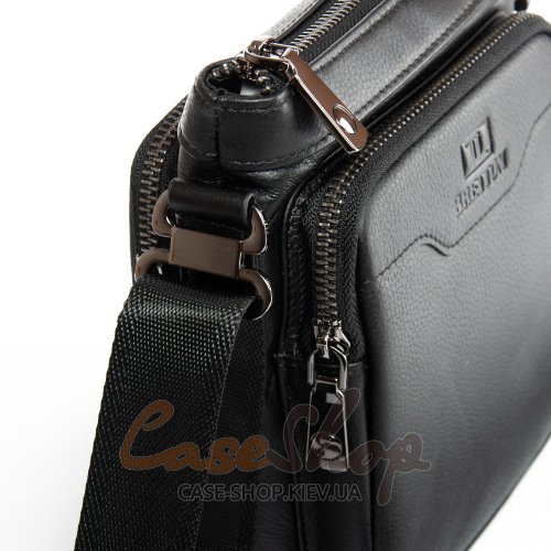 Сумка чоловіча кожана BRETTON 4014-5 black