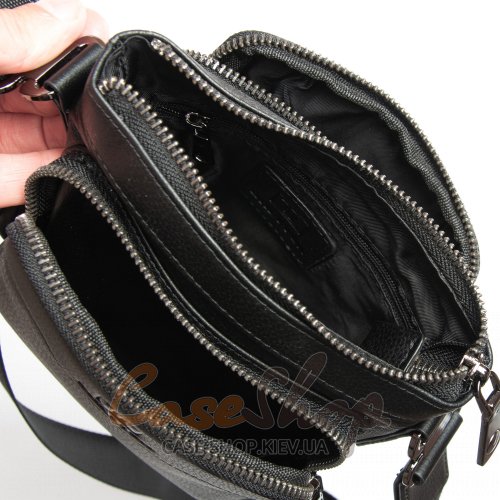 Сумка чоловіча кожана BRETTON 4014-5 black