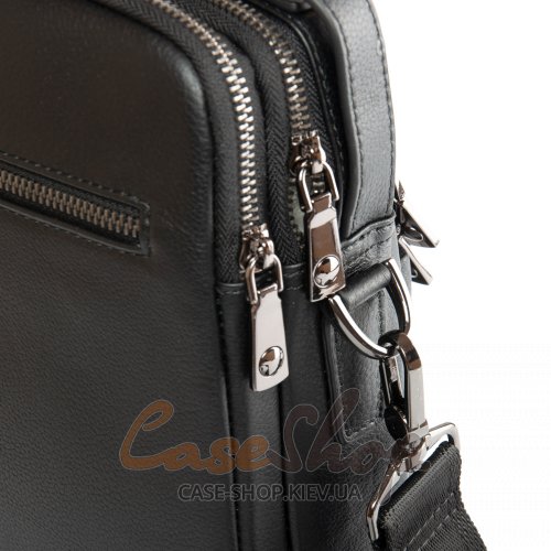 Сумка чоловіча кожана BRETTON 2038-4-L black