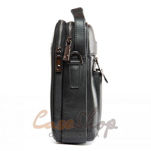 Сумка чоловіча кожана BRETTON 2038-4-L black
