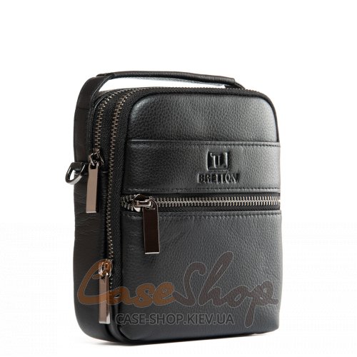 Сумка мужская кожаная BRETTON 407-169 black