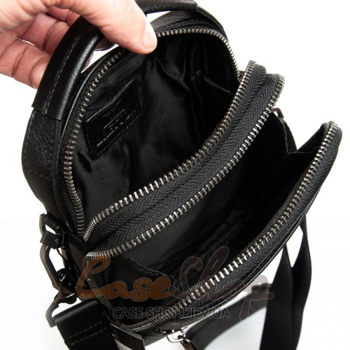 Сумка мужская кожаная BRETTON 407-169 black