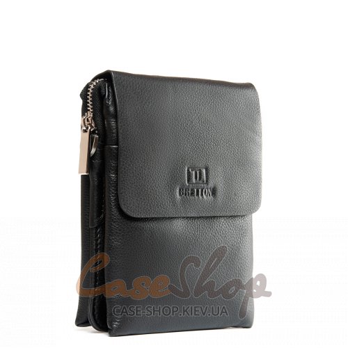 Сумка чоловіча кожана BRETTON 1278-3 black