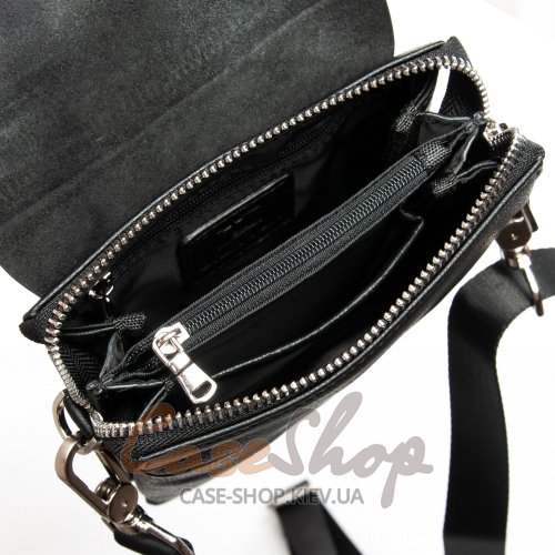 Сумка чоловіча кожана BRETTON 1278-3 black