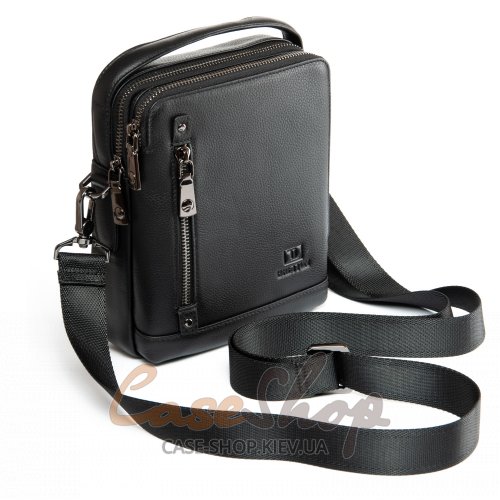 Сумка чоловіча кожана BRETTON 407-88 black