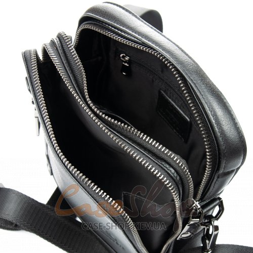 Сумка чоловіча кожана BRETTON 407-88 black