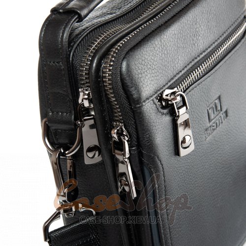 Сумка чоловіча кожана BRETTON 407-120 black