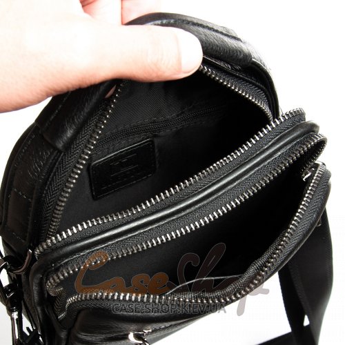 Сумка чоловіча кожана BRETTON 407-120 black