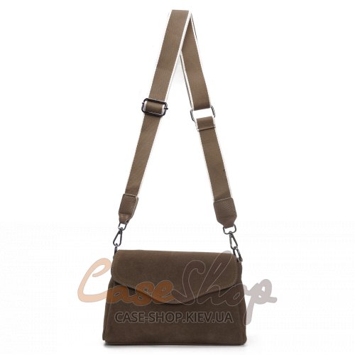 Сумка кожаная 99118 haki