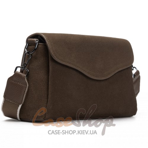 Сумка кожаная 99118 haki