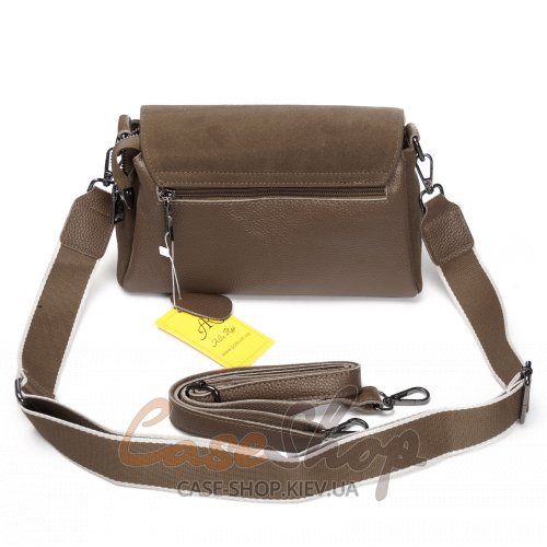 Сумка кожаная 99118 haki