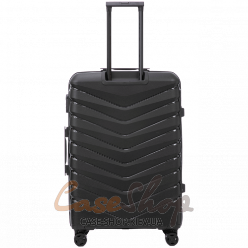 Чемодан большой 4 колеса PHX01/L 2.0 black WINGS (Польша)